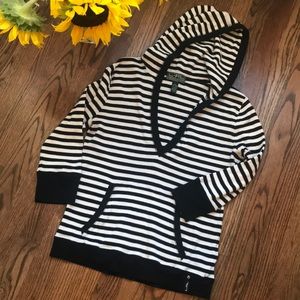 Ralph Lauren Black and White Hoodie